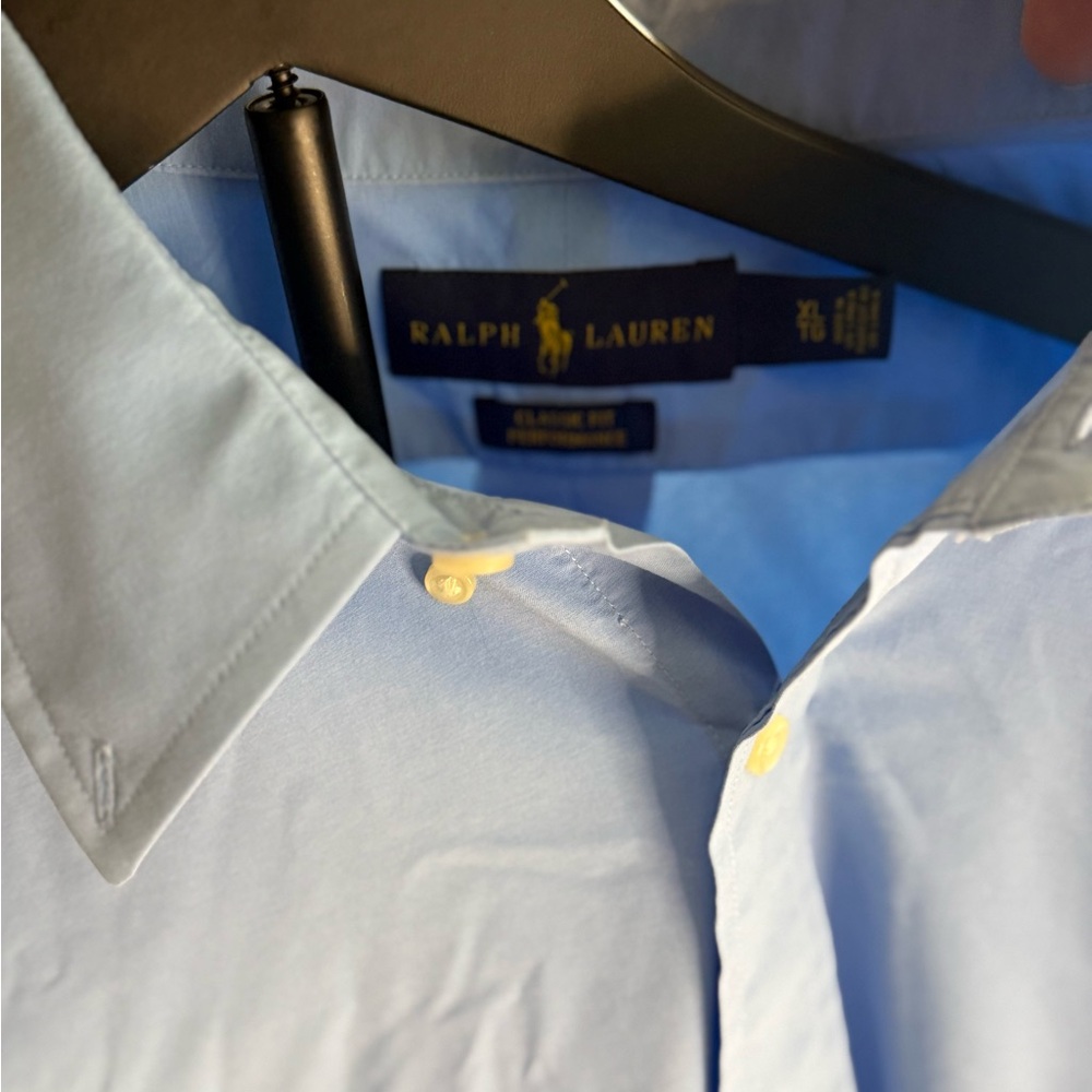 Ralph Lauren Sky Blue Men's Button-Down Shirt - Picture 4 of 5